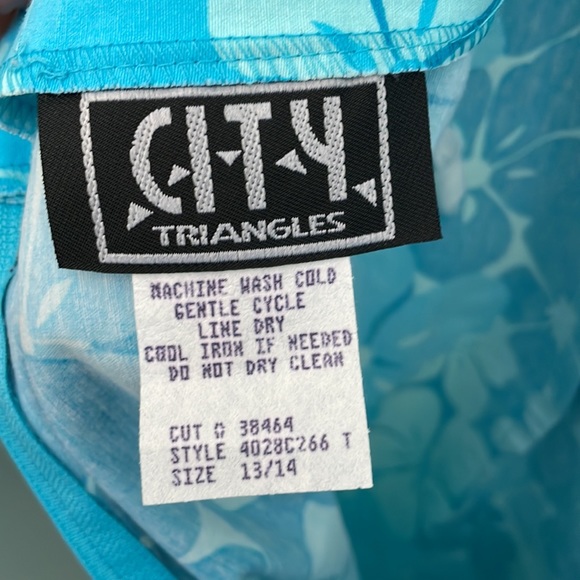 Vintage 13/14 Floral Print Sundress - Picture 6 of 8